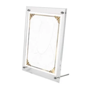 Acrylic table stand printing in Ankleshwar for office and retail counters