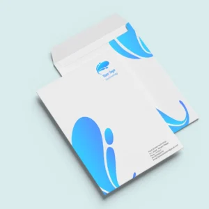 Custom envelope printing in Ankleshwar with company logo and branding by SS Graphics for business stationery use