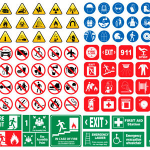 Warning signs printing for factory safety boards in Ankleshwar and Bharuch industrial areas by SS Graphics