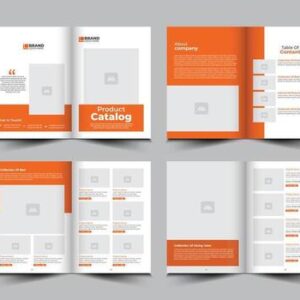 Professional E-Catalog Design in Ankleshwar with interactive digital product catalog, company branding, and product showcase by SS Graphics.