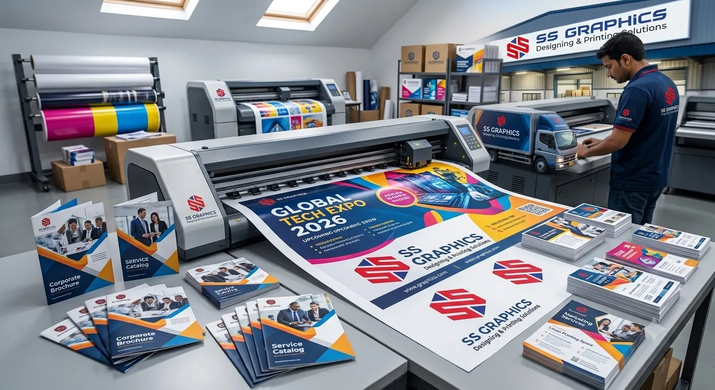 High-Impact Promotional Printing | Custom Brochures, Flyers & Banners SS Graphics Ankleshwar Bharuch